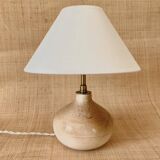 Ball lamp, new fabric cable, cotton lampshade.