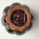 Terracotta ceramic vase in the shape of a squash signed PTMD