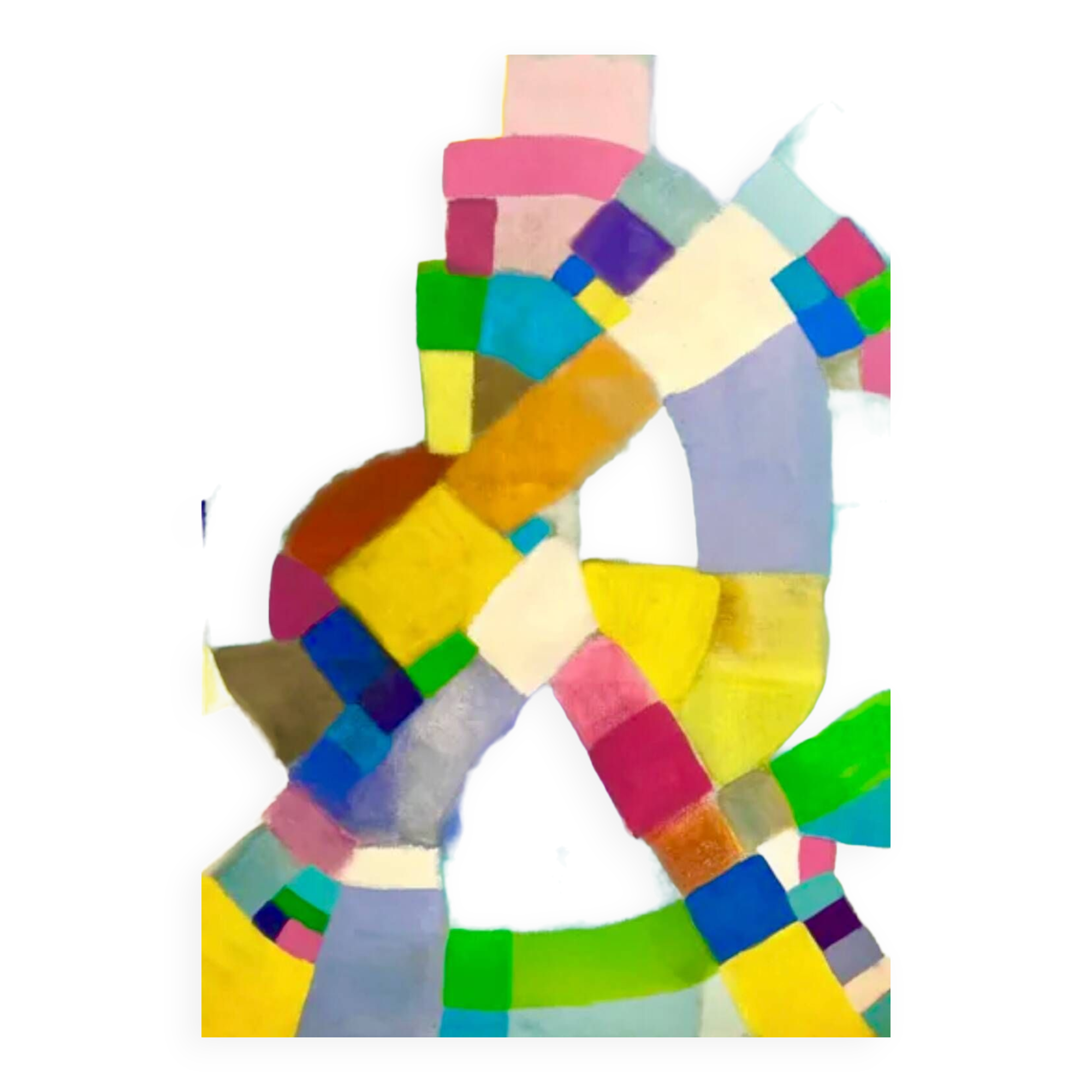 Abstract Coloured Painting