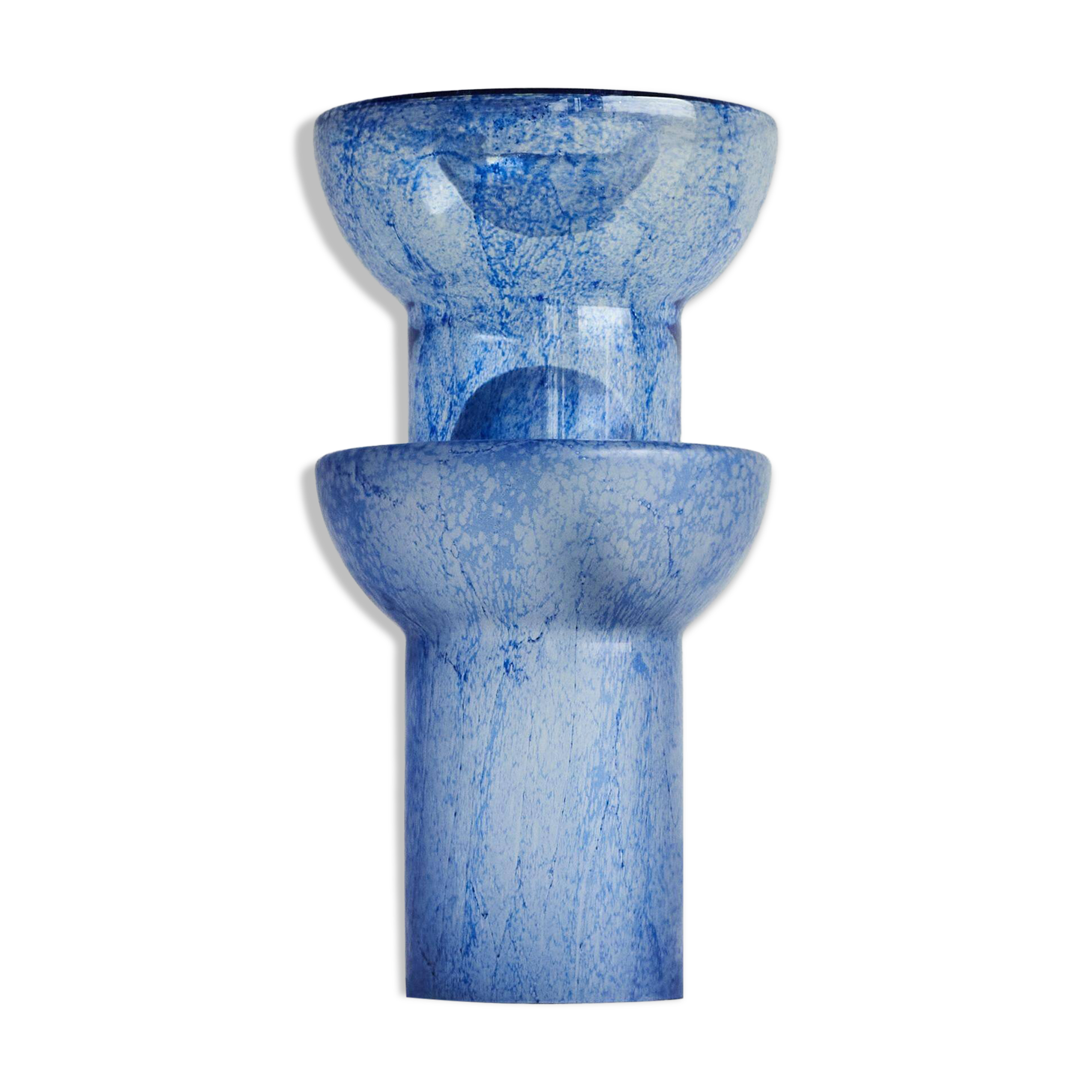 Murano Pulegoso glass table lamp sculpture from the 1970s.