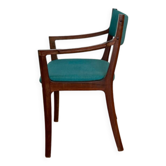 Fauteuil scandinave vintage en palissandre 1960