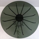 Gastone Rinaldi Mid-Century Modern Italian Chromed Metal Round Dining Table