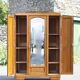 Art deco cabinet, wooden cabinet, vintage storage unit