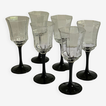 Verres à vin vintage