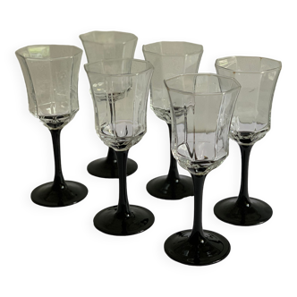 Verres à vin vintage