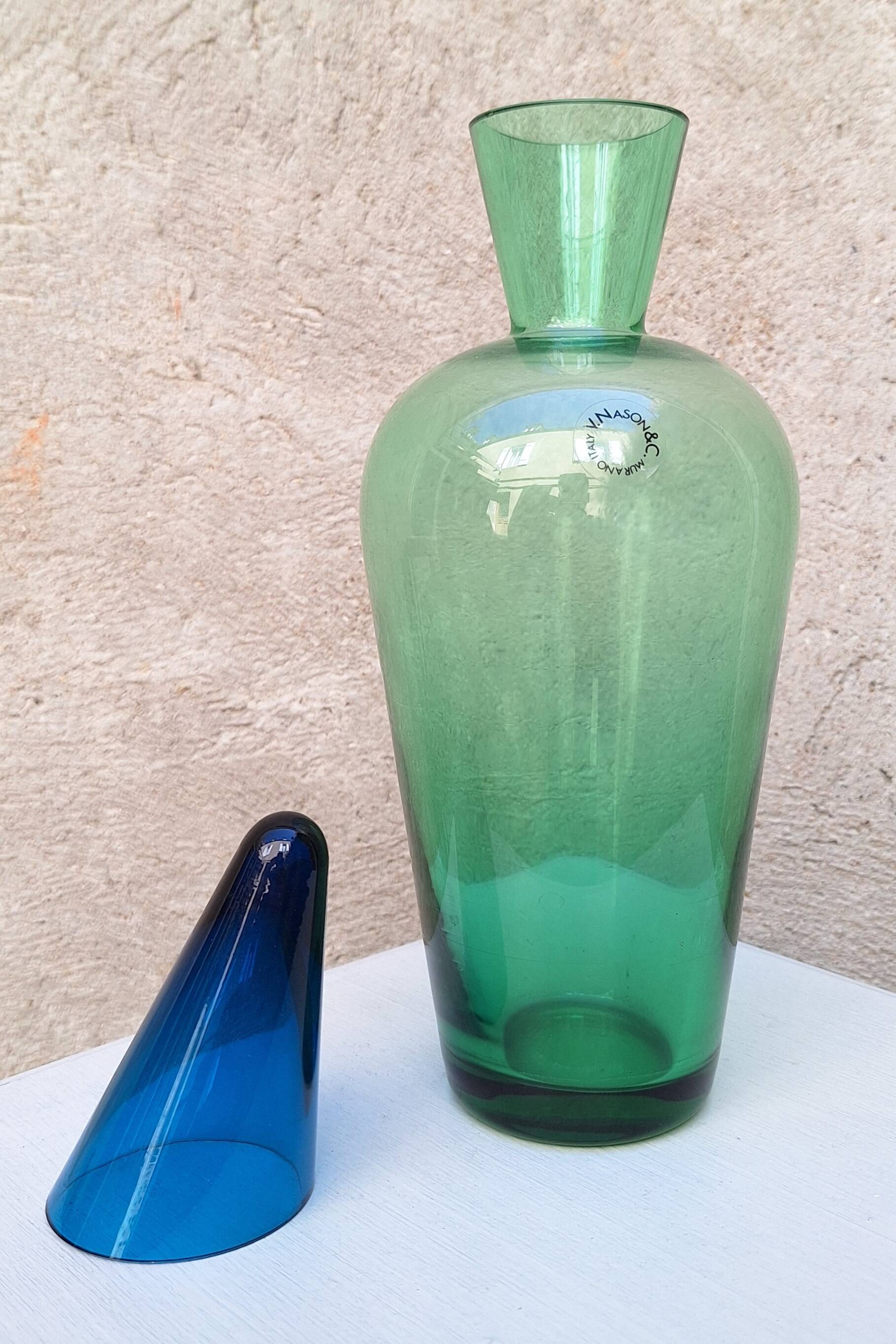 Murano glass carafe by Vicenzo Nason and company