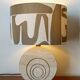 Pair of travertine lamps by Fratelli Mannelli