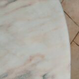 Table basse ancienne style louis xvi avec plateau marbre