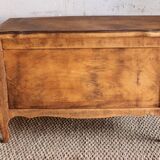 Vintage wooden toy trunk
