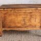 Vintage wooden toy trunk