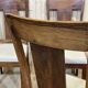 Suite of 4 teak chairs, Indian manufacture of the 1980s
