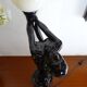 Lampe danseuse nue design 70's 80's- art déco globe boule