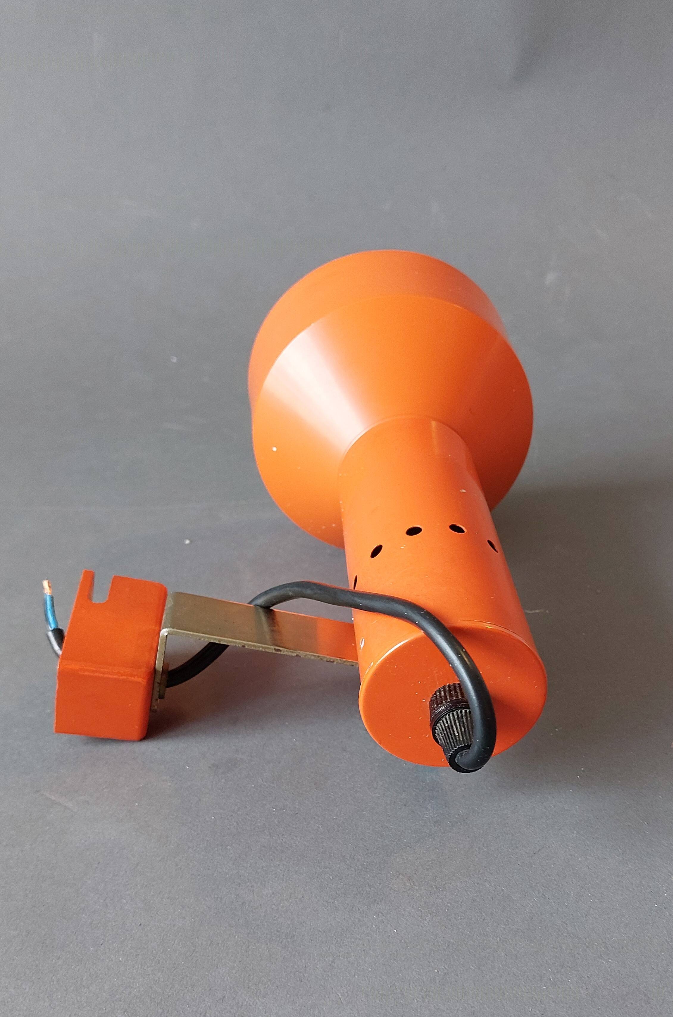 Orange wall light 1960/1970.
