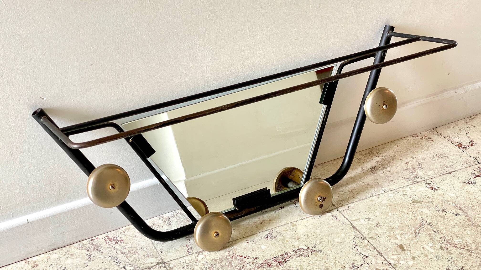 Vintage Steel Coat Rack from the 60s