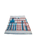 Handmade wool Berber rug 150 X 100 CM