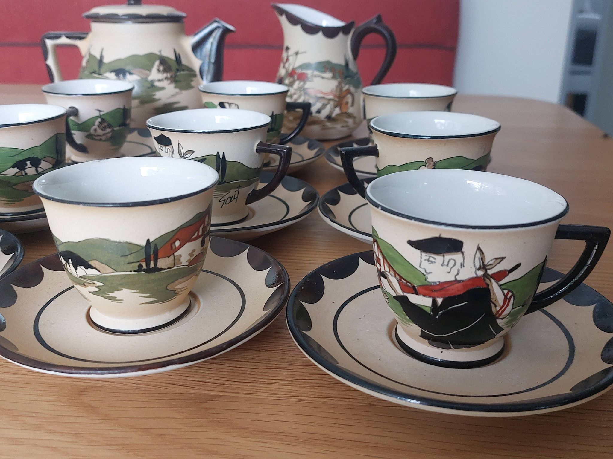 Service a vintage café René Gaitaud