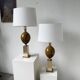 Pair of Philippe Barbier table lamps from the 70s