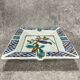 Ashtray. Trinket dish. Japanese porcelain. Blue bird on an autumn branch