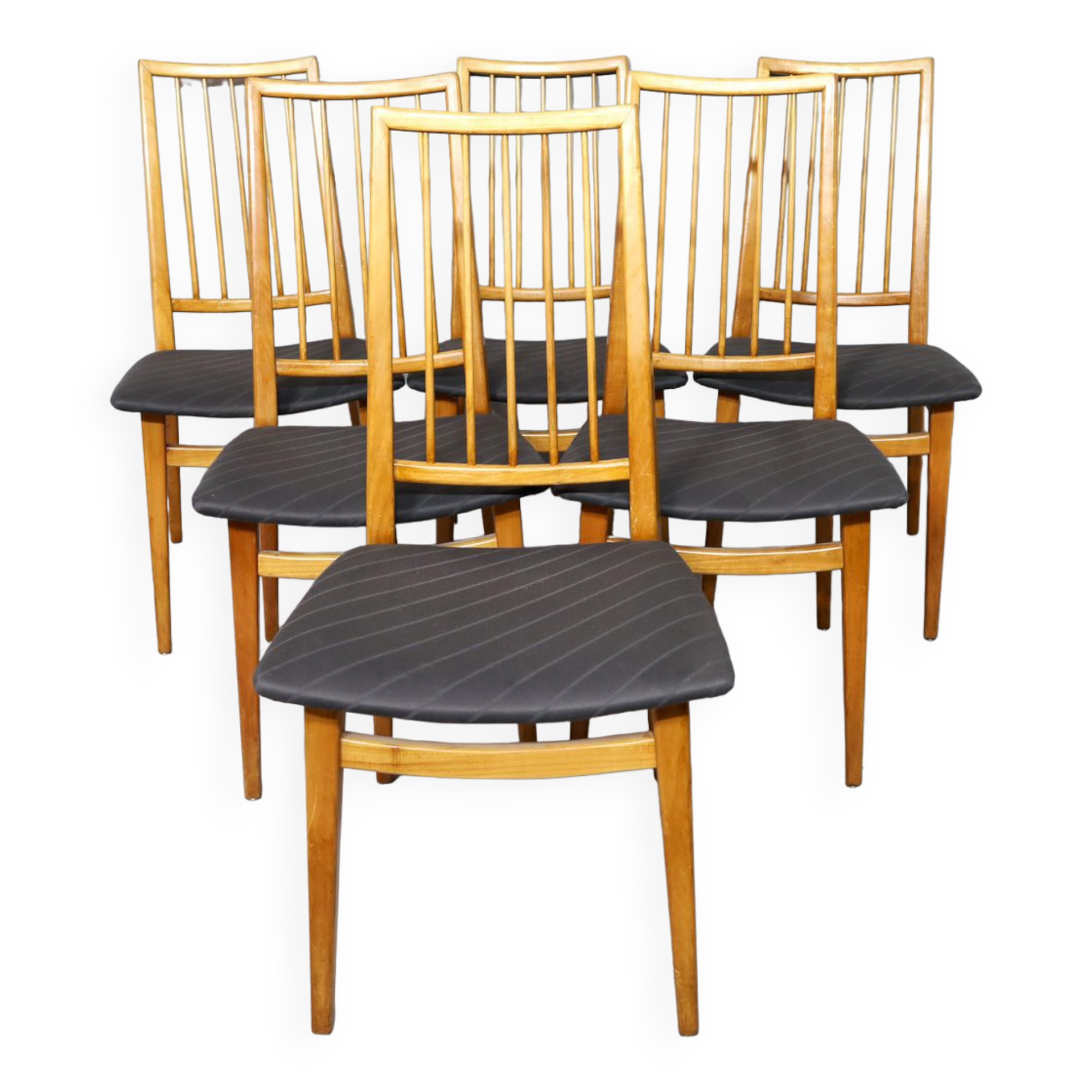 Set of 6 Danish dining chairs 1960