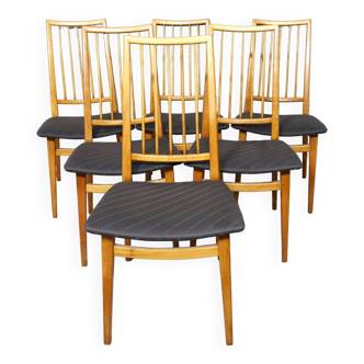 Set of 6 Danish dining chairs 1960
