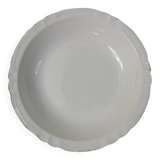 large deep vegetable dish Digoin Sarreguemines cream white
