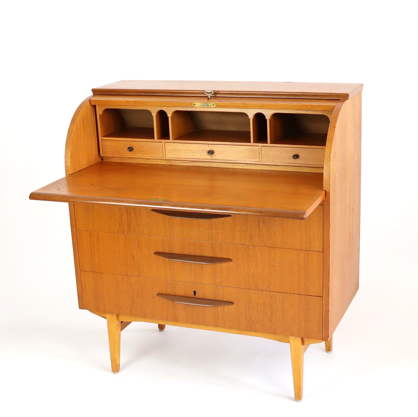 Secrétaire en teck scandinave