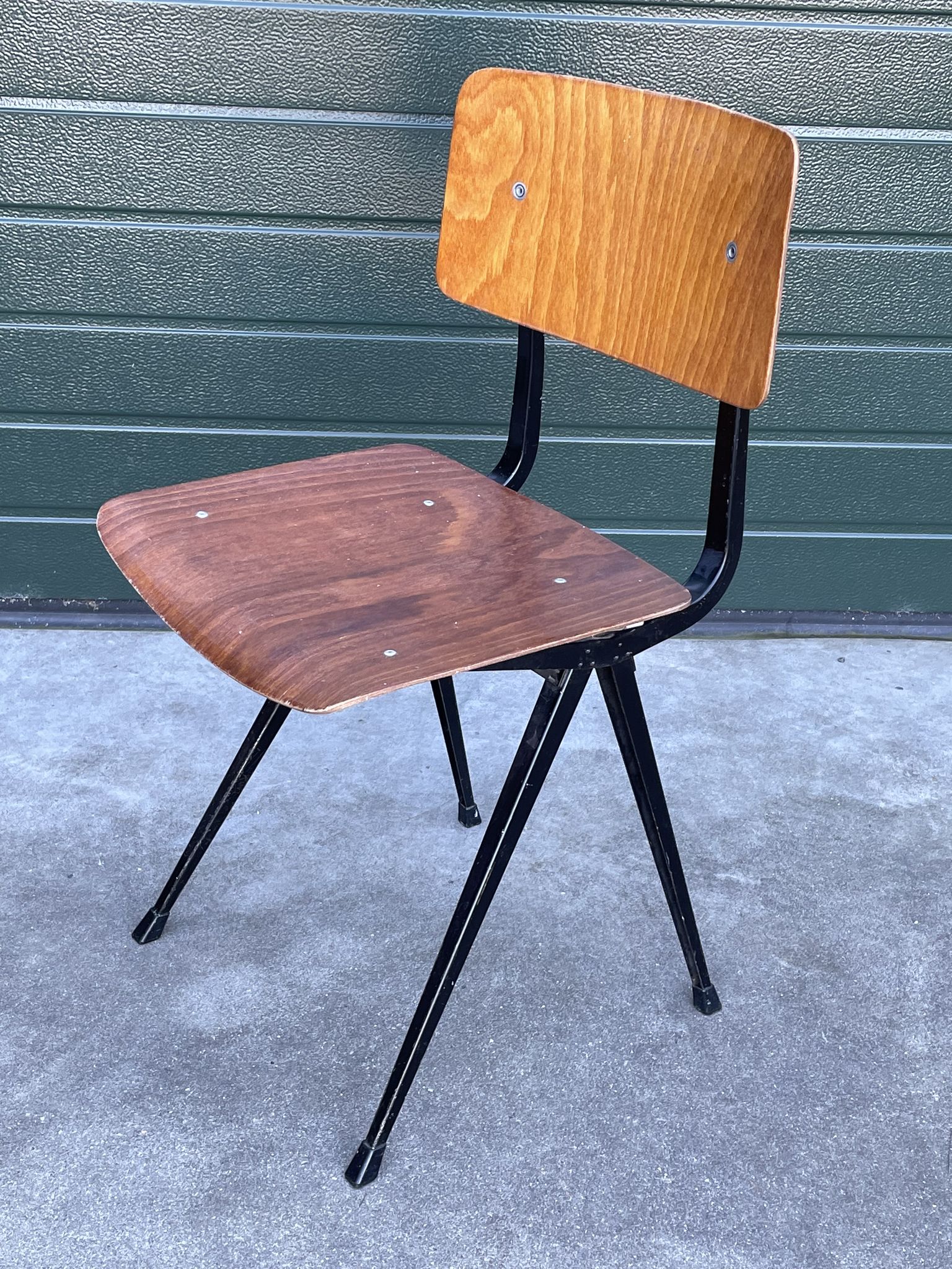 Result Chair by Friso Kramer for Ahrend De Cirkel, 1970 in black