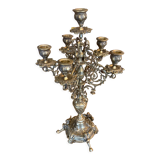 5-spoke bronze chandelier