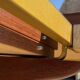 Baumann round oval extendable Scandinavian table in rosewood with 2 extensions.