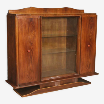 Italian showcase in wood from 20th century