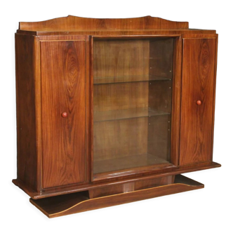 Vitrine italienne en bois du 20ème siècle