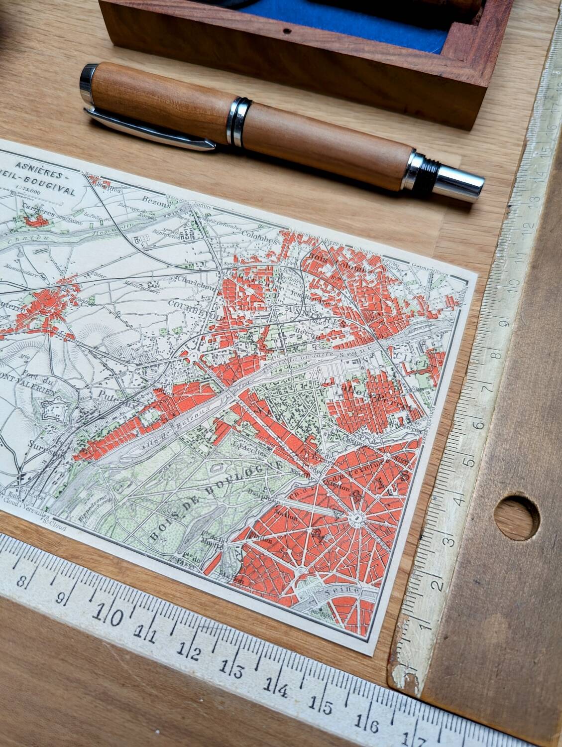 Printed in 1914, Rueil, Asnières, Bougival.