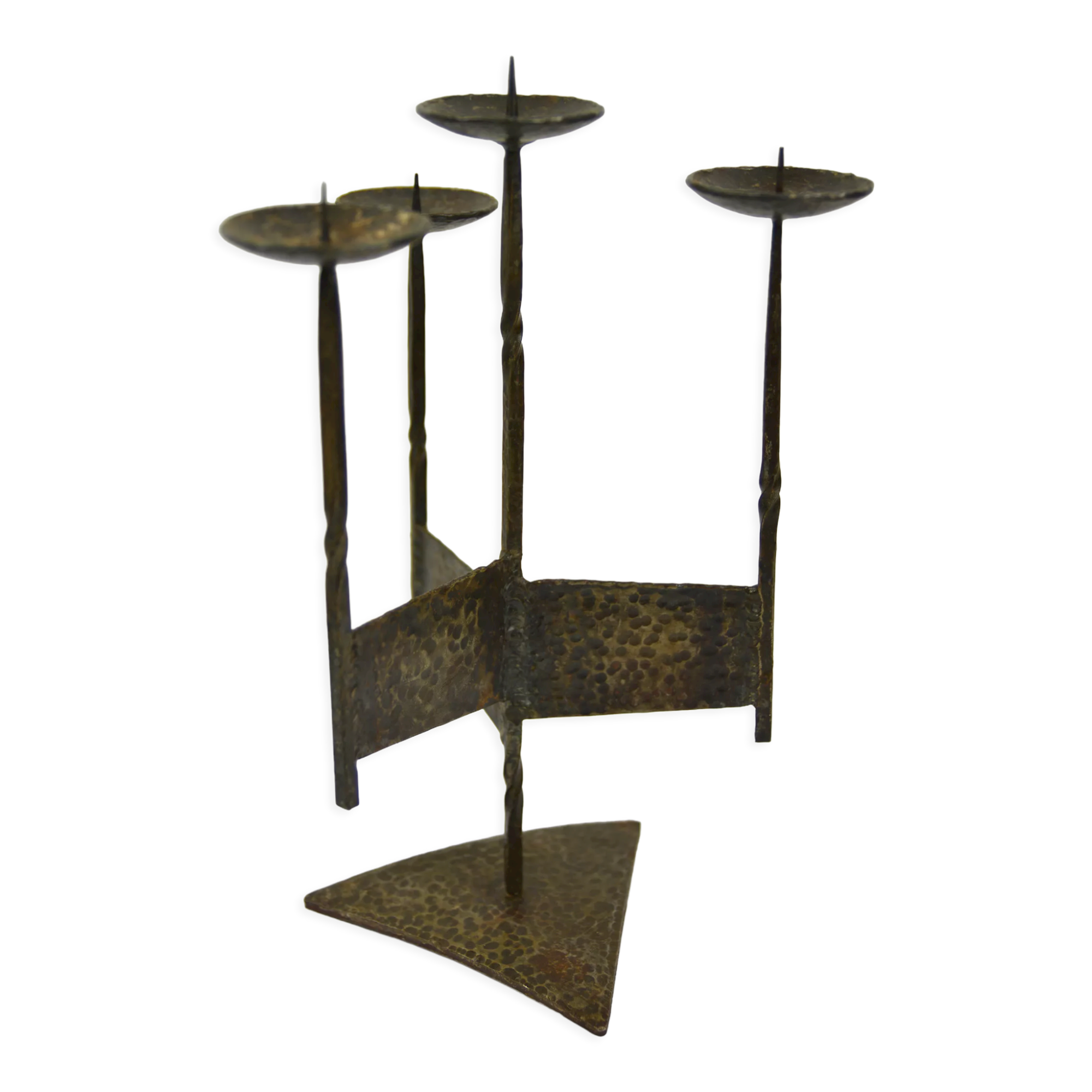 1960s Brutalist style candlestick Poland,