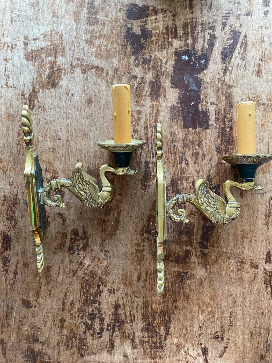 Paire d’appliques murales Lucien Gau 166