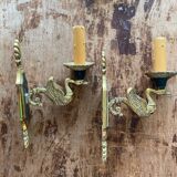 Paire d’appliques murales Lucien Gau 166