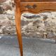 Slope desk scriban Donkey's back in Louis XV style, cherry wood, 1970.