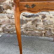 Bureau de pente scriban Dos d’Âne style Louis XV merisier 1970