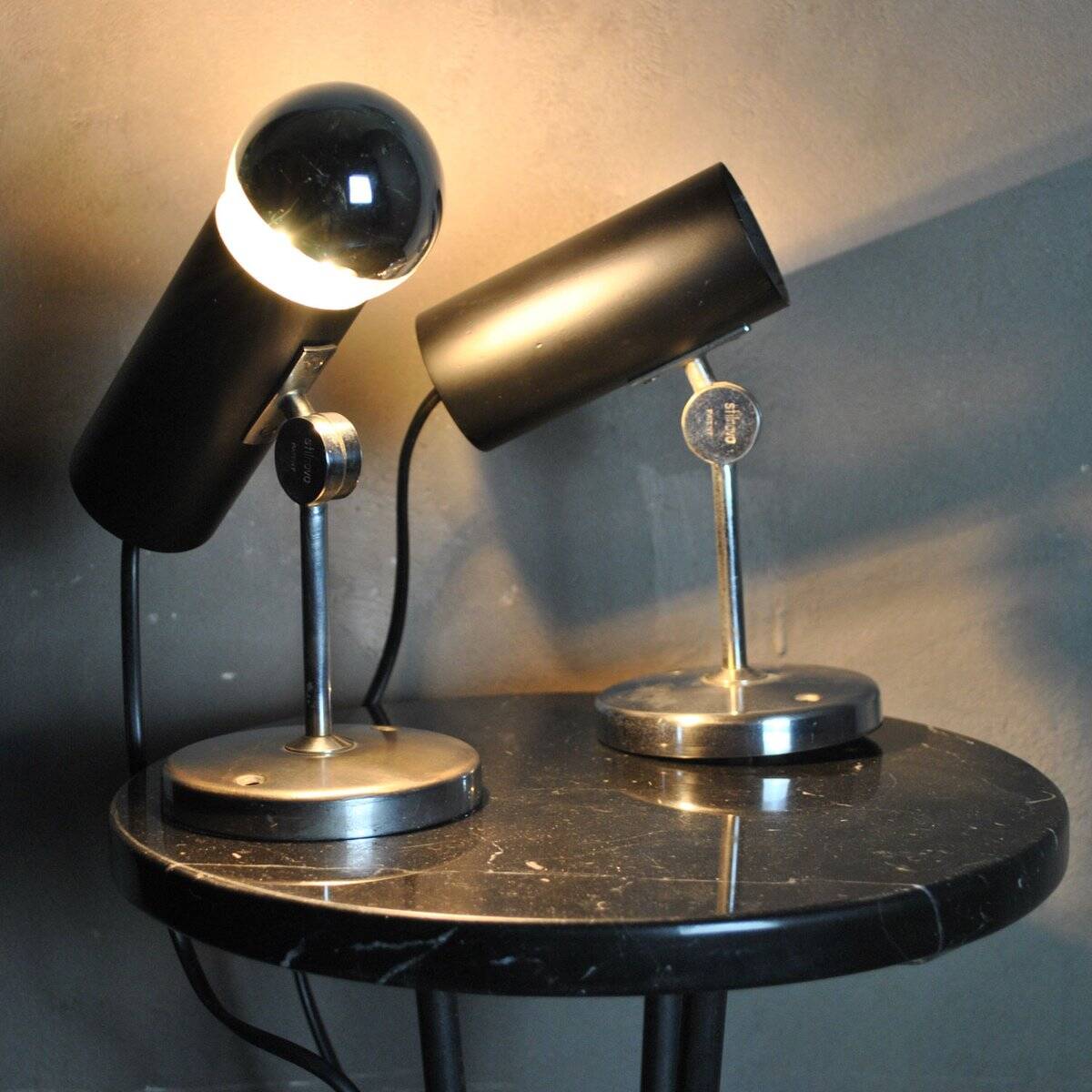 Stilnovo wall lights, 1960s, set of 2