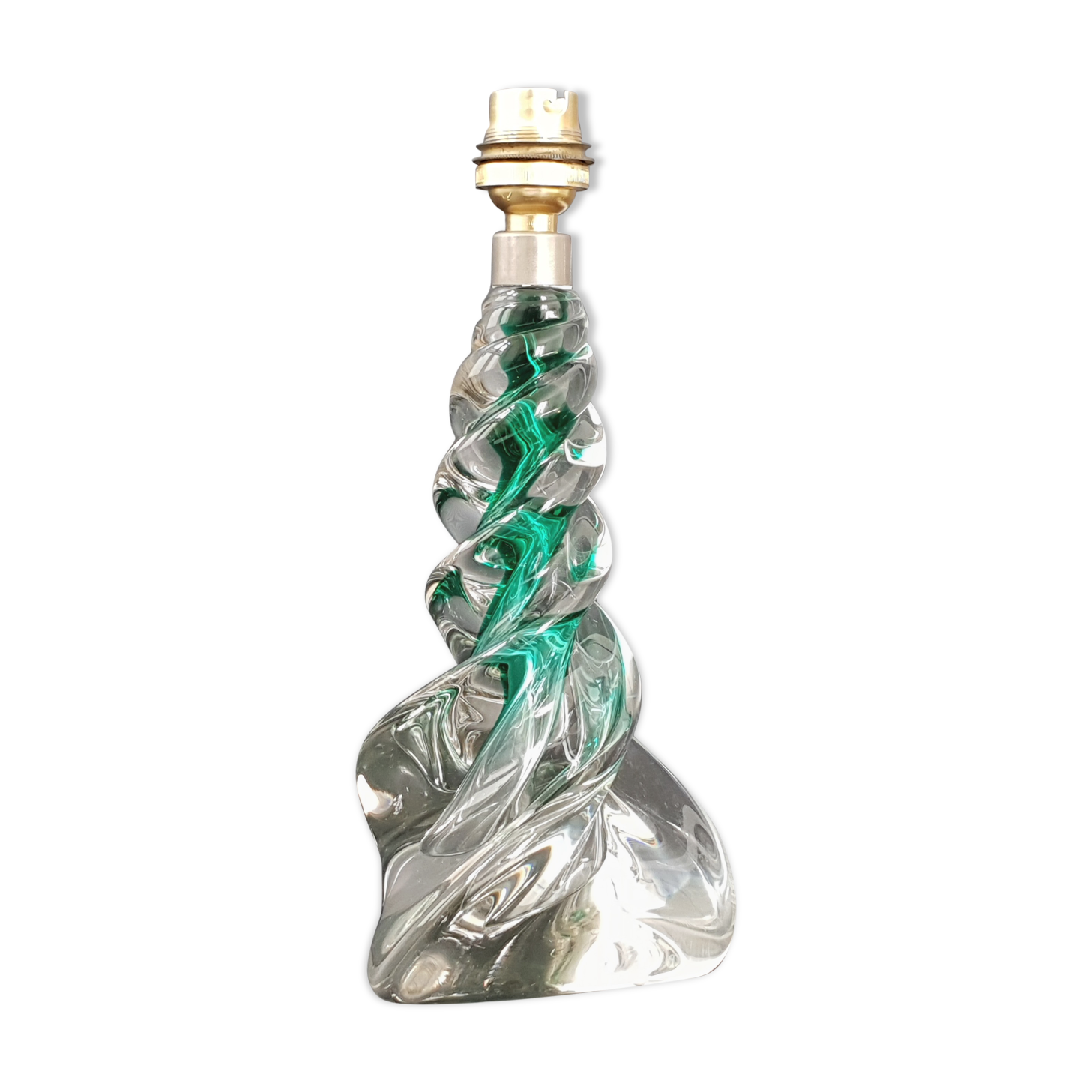 Vintage crystal lamp foot 1960