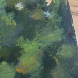 Huile sur panneau de 1946 signée L. Steiner