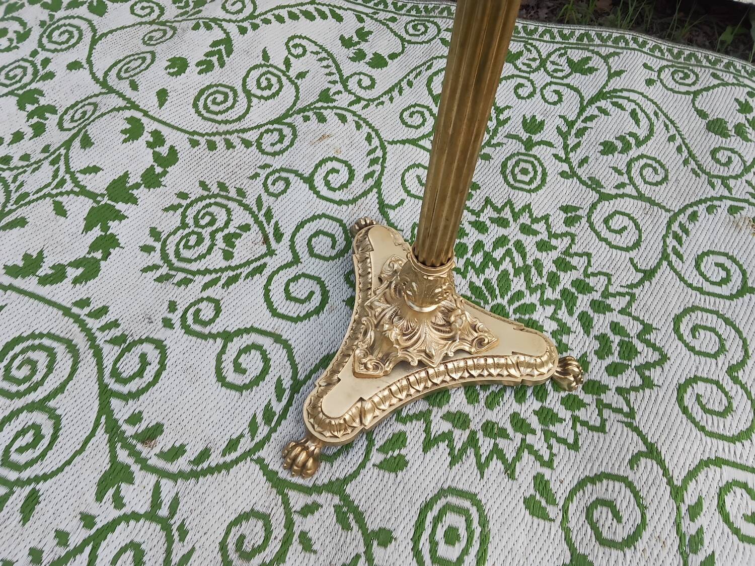 Portemanteau en laiton et bronze