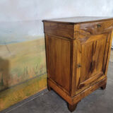 Grand confiturier en noyer Louis Philippe, buffet une porte