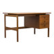Bureau en teck 3 tiroirs de GV Møbler, années 1960