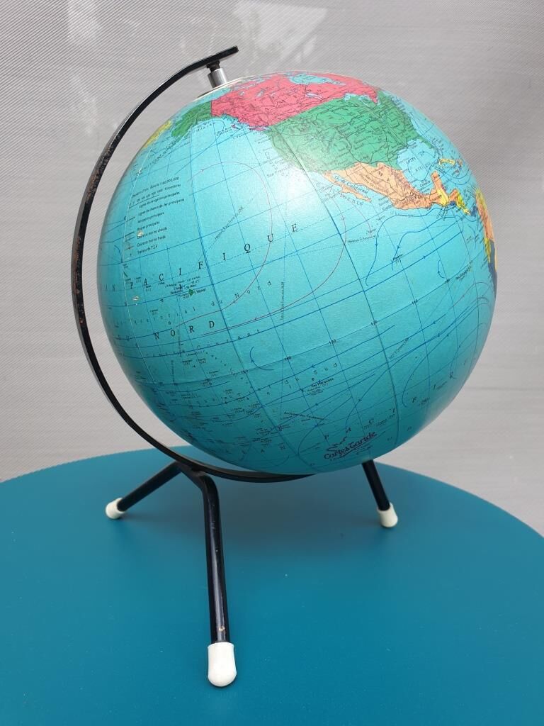 World Map globe taride maps 1969
