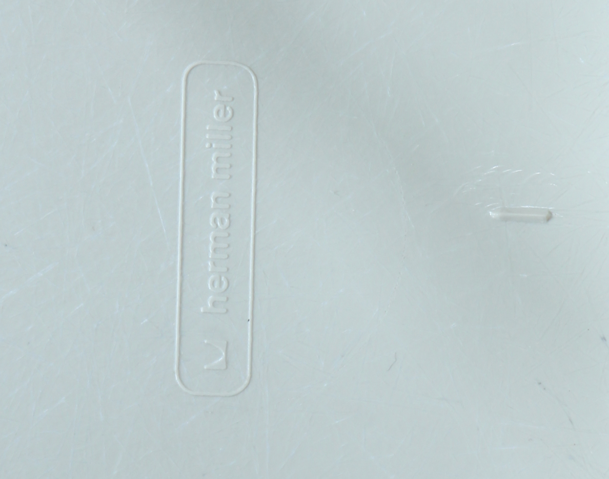 Series of 6 Eames chairs model DSX. Herman Miller edition