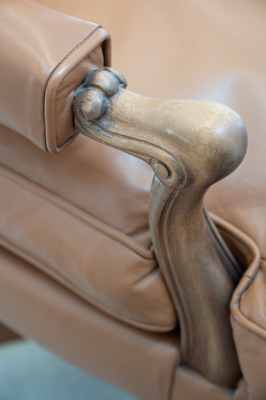 Leather Office Chair from Fior, 1980s