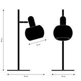 Original Bf20 Table Lamp By Benny Frandsen