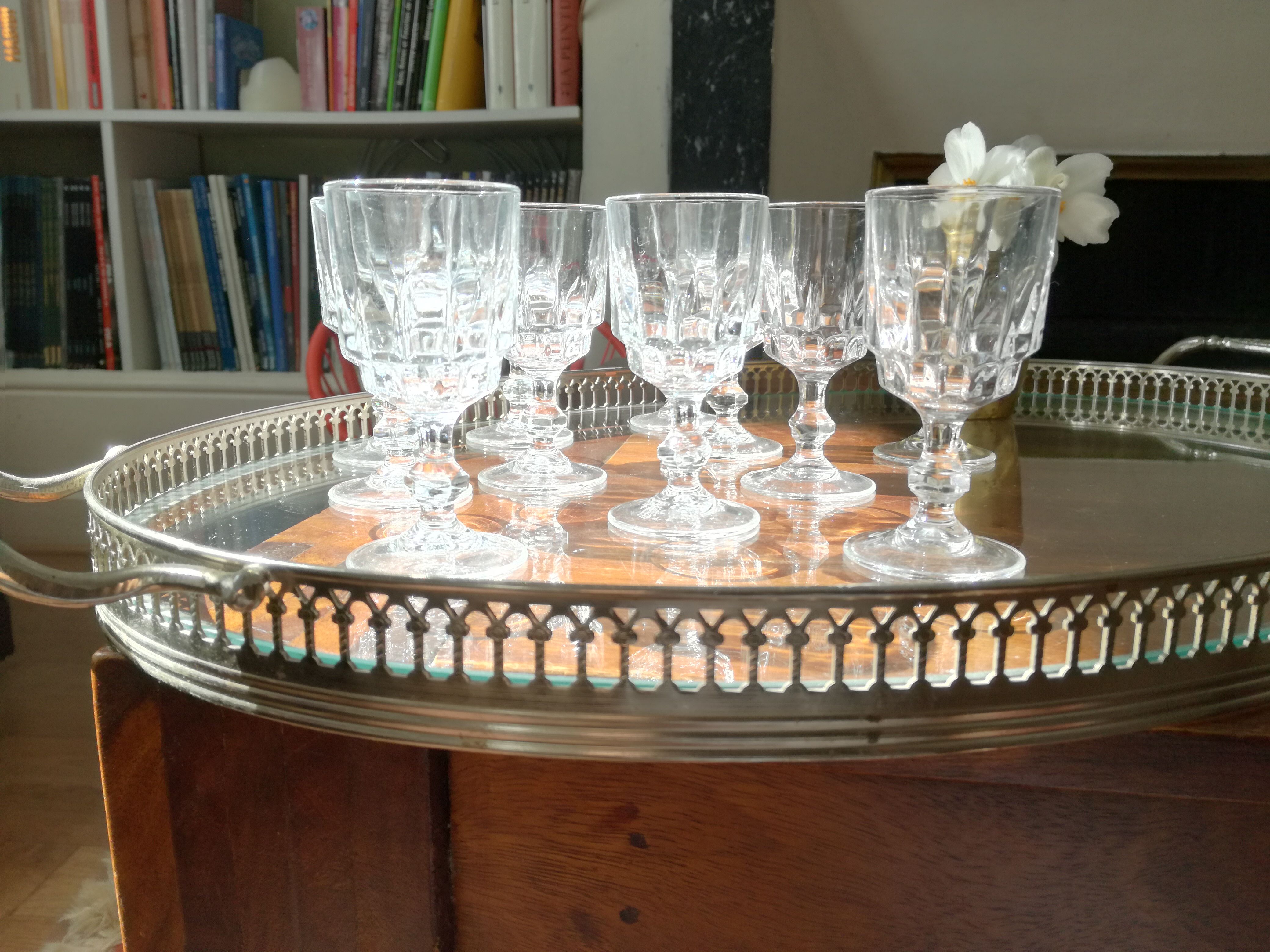 Lot de 11 Verres à liqueur en cristal
