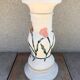 Former Ceramic Pot Door Decor Flowers Enamelled H52cm Vintage