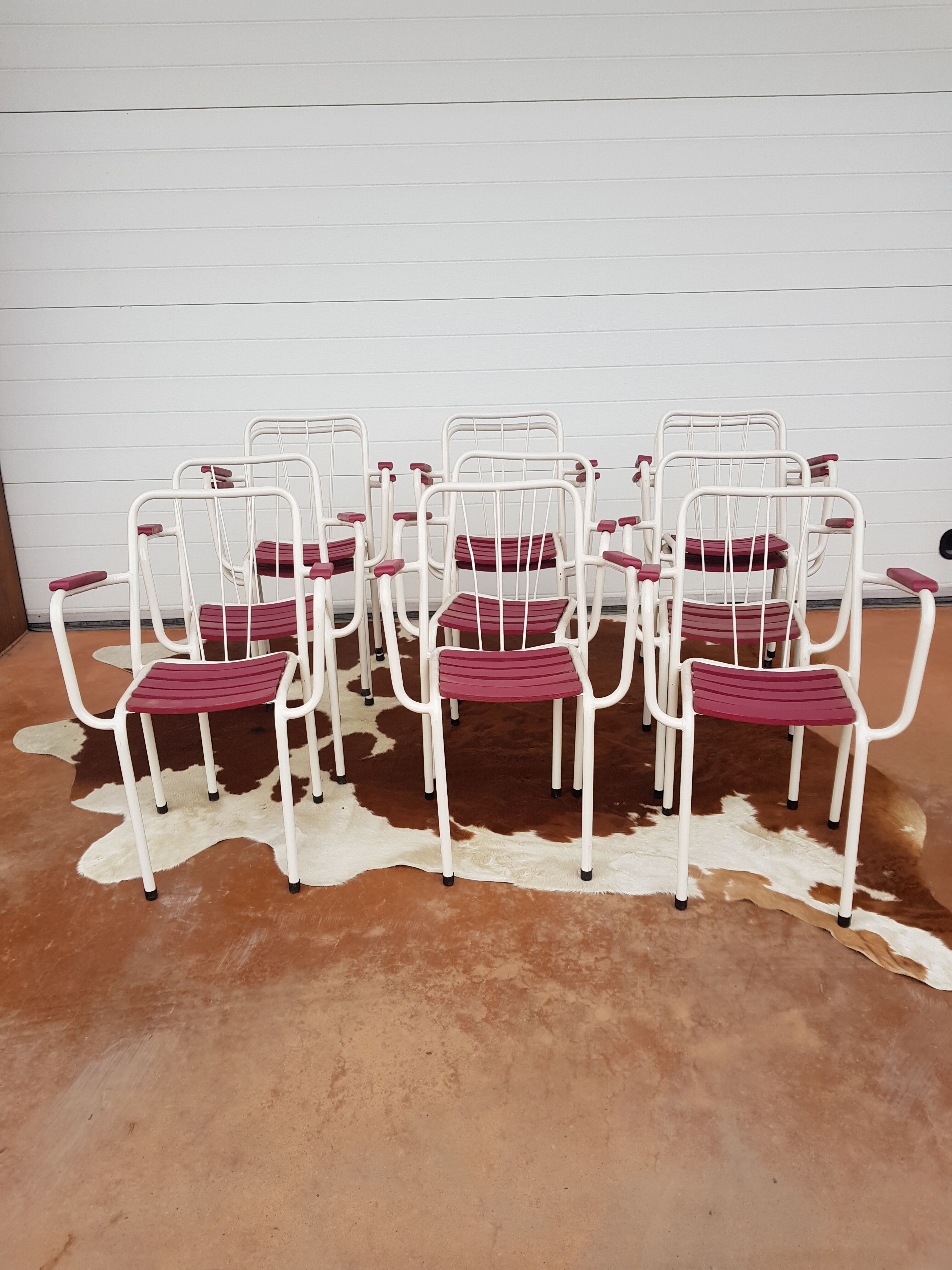 Ancient 1950s garden chairs